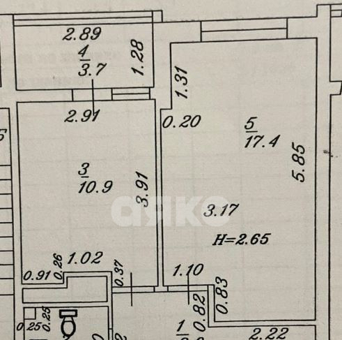 квартира р-н Анапский г Анапа 3Б м-н, улица Владимирская, 150 фото 20