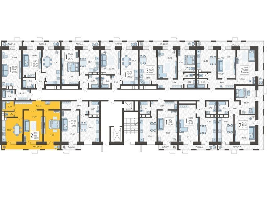 квартира г Краснодар микрорайон 9-й километр ул Ярославская 115/5 фото 2
