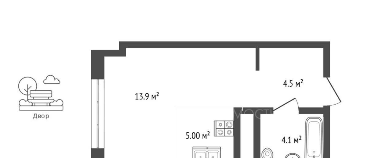 квартира г Тюмень р-н Калининский ул Новоселов 105 фото 2