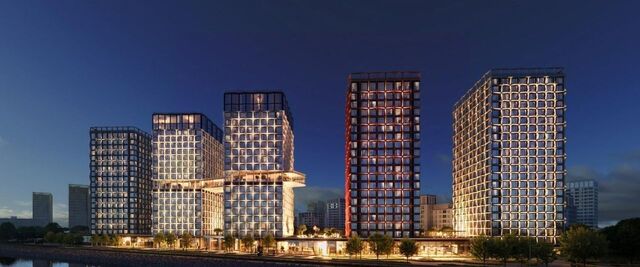 метро Приморская ЖК «Башни Элемент» фото