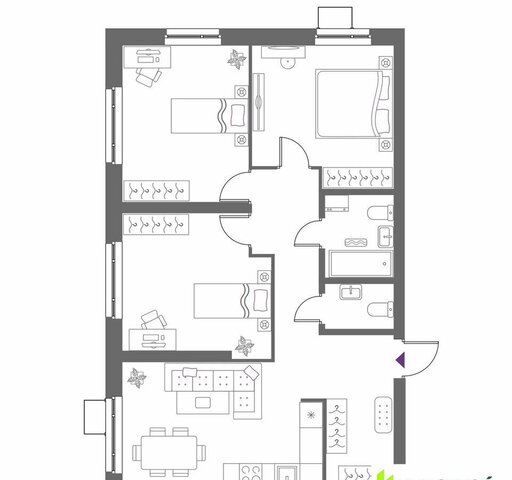 ул Крауля блок-секция 1. 2 фото
