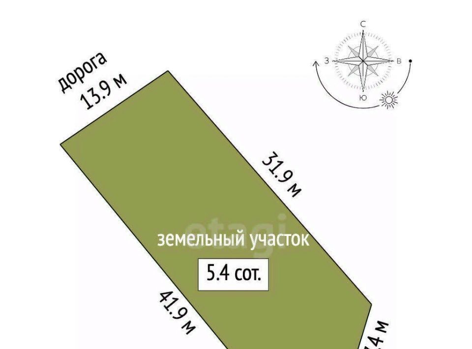 земля г Ростов-на-Дону р-н Октябрьский пер Отважный фото 2