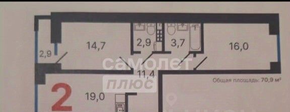 квартира г Екатеринбург р-н Чкаловский Ботаническая ул Щербакова 148/2 ЖК River Park фото 2