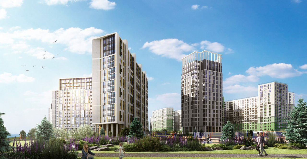 квартира г Санкт-Петербург метро Приморская Невская Губа ЖК «Морская набережная. SeaView» уч. 14, стр. 12. 1.6 фото 16