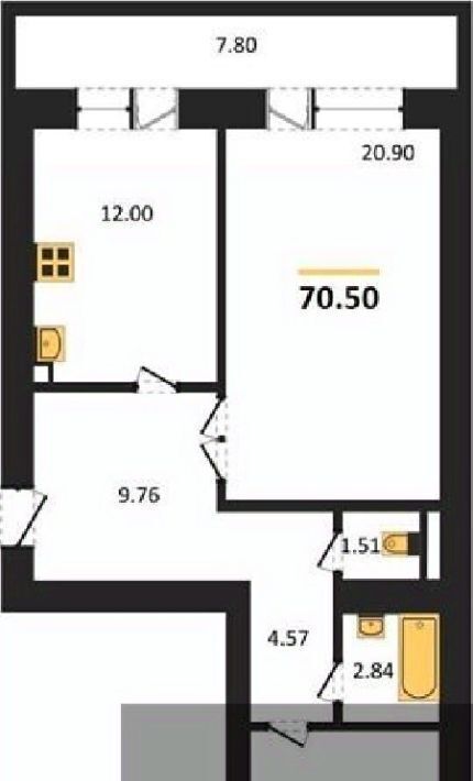 квартира г Воронеж р-н Коминтерновский пер Здоровья 90г/1к 1 фото 1