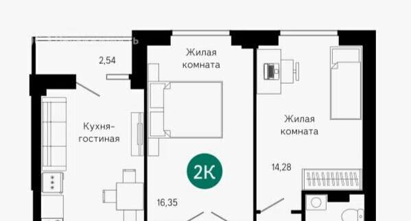 квартира г Екатеринбург р-н Чкаловский Уктус ул Щербакова 74 квартал «Сказы Бажова» м-н фото 2