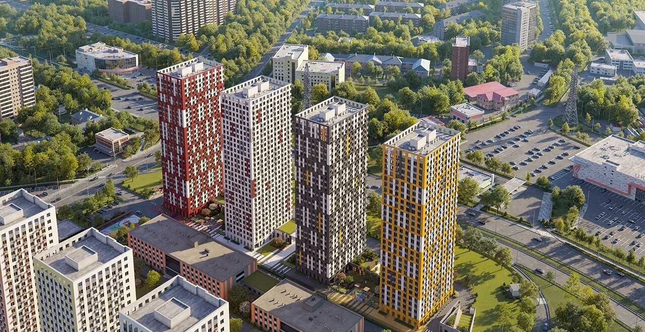 квартира г Красногорск Павшино ул Большая Воскресенская 6 ЖК квартал «Тетрис» фото 4
