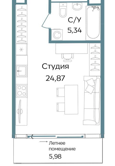 квартира г Саки TEMPO курортный кластер Темпо фото 1