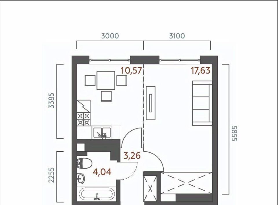 квартира г Иркутск р-н Октябрьский ул 6-я Советская 2 фото 1