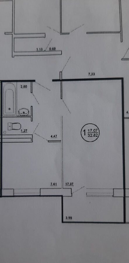 квартира г Курган мкр 5-й р-н Заозерный, жилой район Заозёрный, 18к 2 фото 3