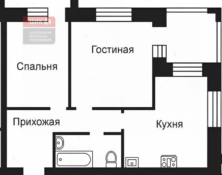 квартира г Рязань проезд Окский 2б фото 1
