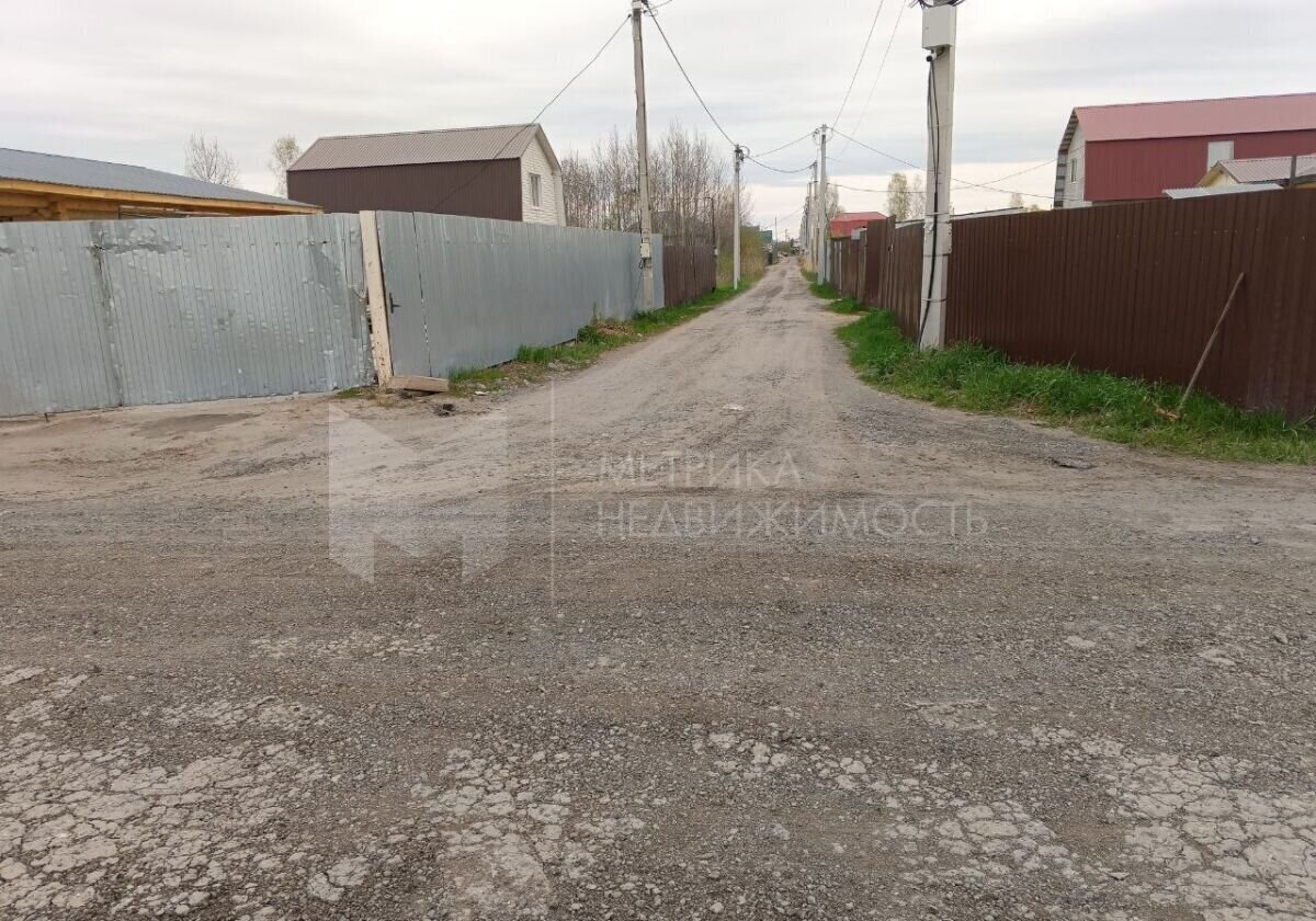земля г Тюмень р-н Центральный снт Липовый остров ул 1-я Западная фото 1