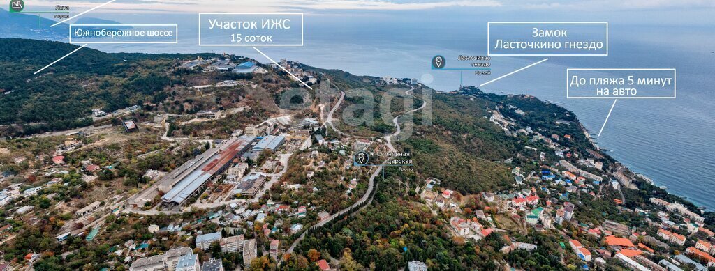 земля г Ялта пгт Гаспра ш Старое Севастопольское фото 3