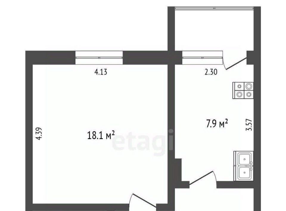 квартира г Новый Уренгой мкр Советский 3/1 фото 2