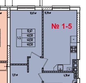 квартира г Калининград р-н Московский ул. Толстикова, д. 36, корп. 2 фото 2
