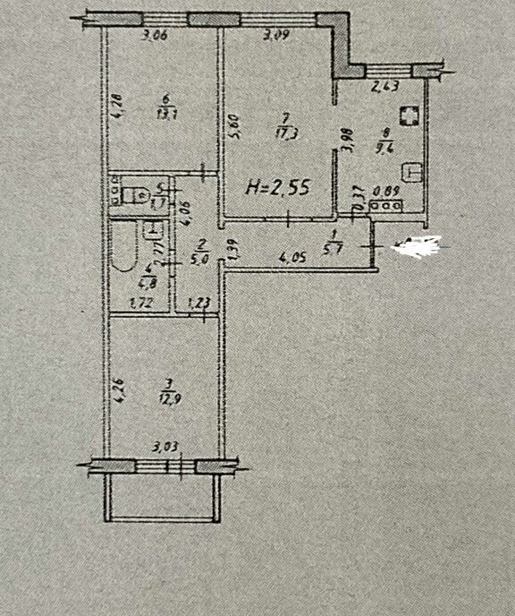квартира г Хабаровск ул Вахова А.А. 7б фото 23