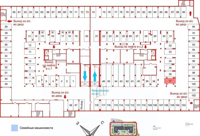 гараж метро Елизаровская ЖК «Астра Континенталь» фото
