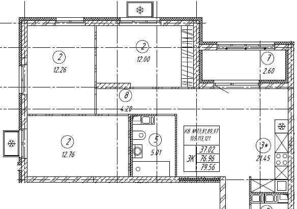 квартира г Тольятти р-н Автозаводский ЖК «Автограф» 18А кв-л фото 1