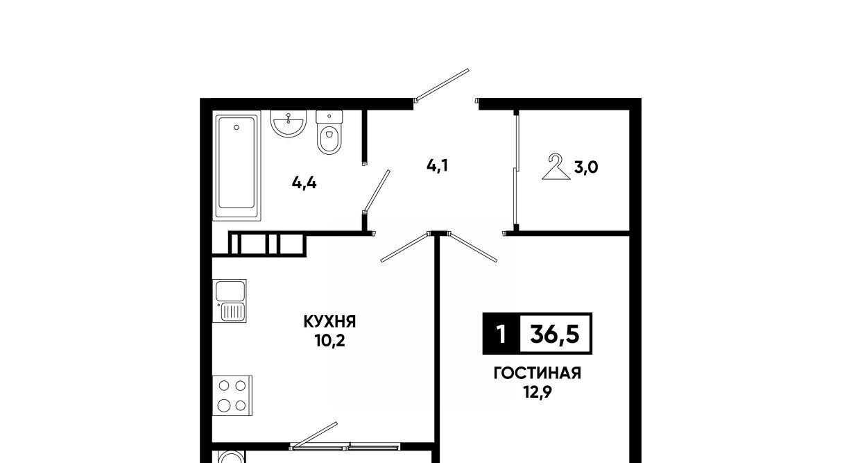 квартира г Ставрополь р-н Промышленный ул Доваторцев 179 фото 1