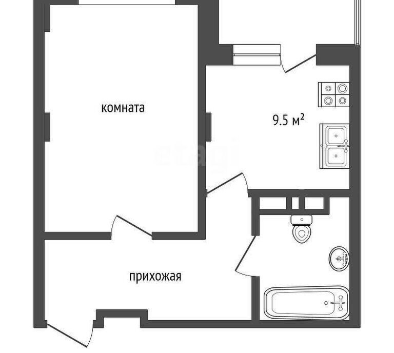 квартира г Ярославль ул Брагинская 18к/4 фото 1