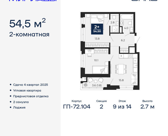 ЖК «Мириады» Ленинский административный округ фото