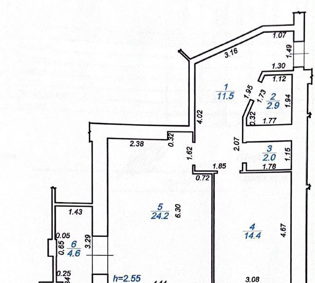 квартира г Тверь р-н Заволжский ул Луначарского 32 фото 33