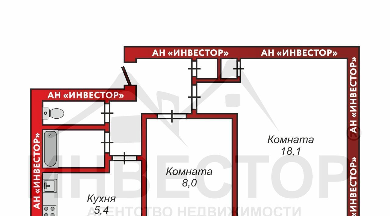 квартира г Челябинск п Шершни р-н Центральный ул Заводская (АМЗ) 8а фото 2