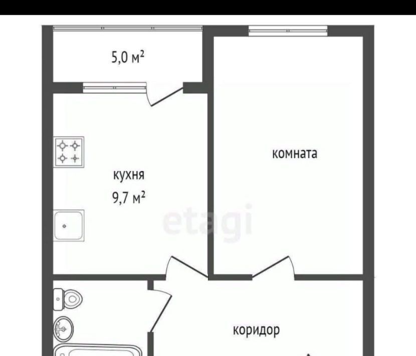 квартира г Екатеринбург Академический Чкаловская ул Павла Шаманова 5/2 фото 17