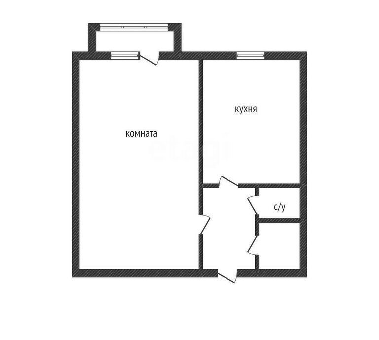 квартира г Курган мкр 5-й ЖК «Снегири» жилой район Заозёрный, 18к 1 фото 1