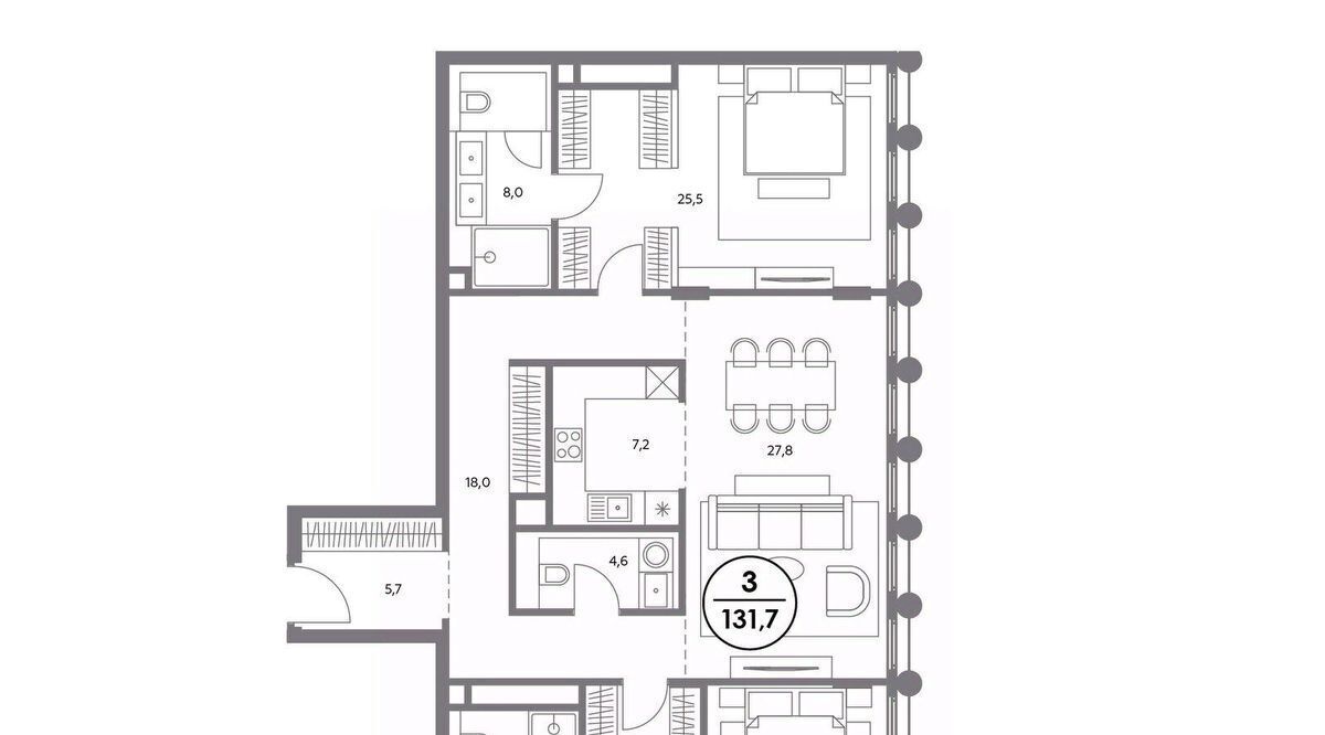 квартира г Москва метро Кузнецкий Мост ул Рождественка 8с/1 фото 1