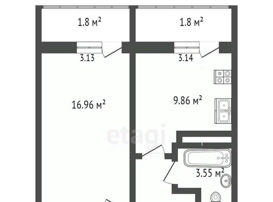 квартира г Краснодар р-н Прикубанский ул Круговая 4вк/3 фото 2