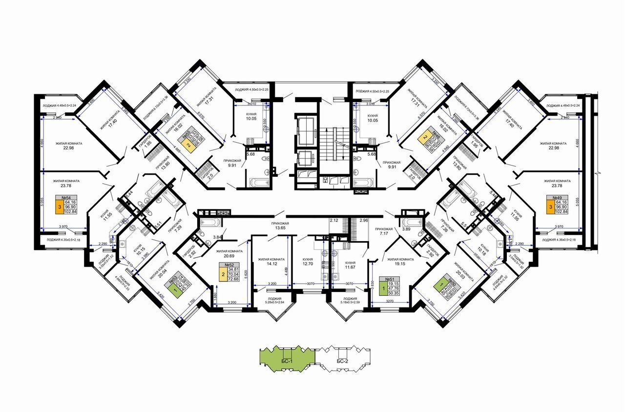 квартира г Краснодар р-н Прикубанский ул Ветеранов 85 фото 8