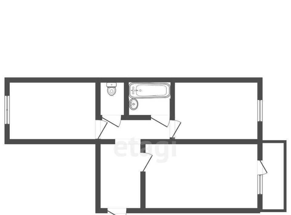квартира г Ангарск 2, 17-й мкр фото 2