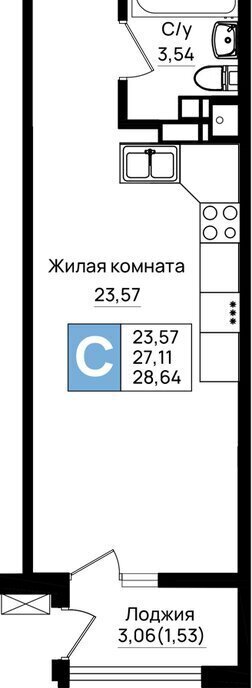 квартира г Новороссийск микрорайон 5-я Бригада фото 1