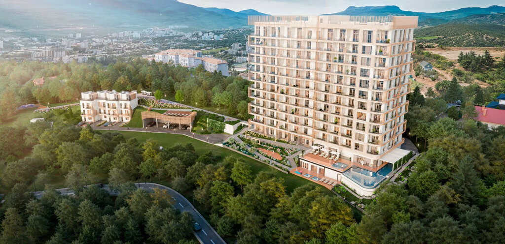 квартира г Алушта п Семидворье мкр Аян-Дере-2 ЖК «Ласка» фото 11