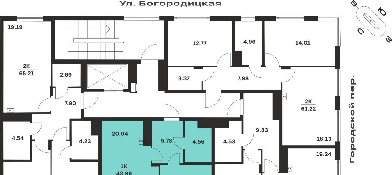 квартира г Тула р-н Центральный ул Богородицкая 8в фото 2