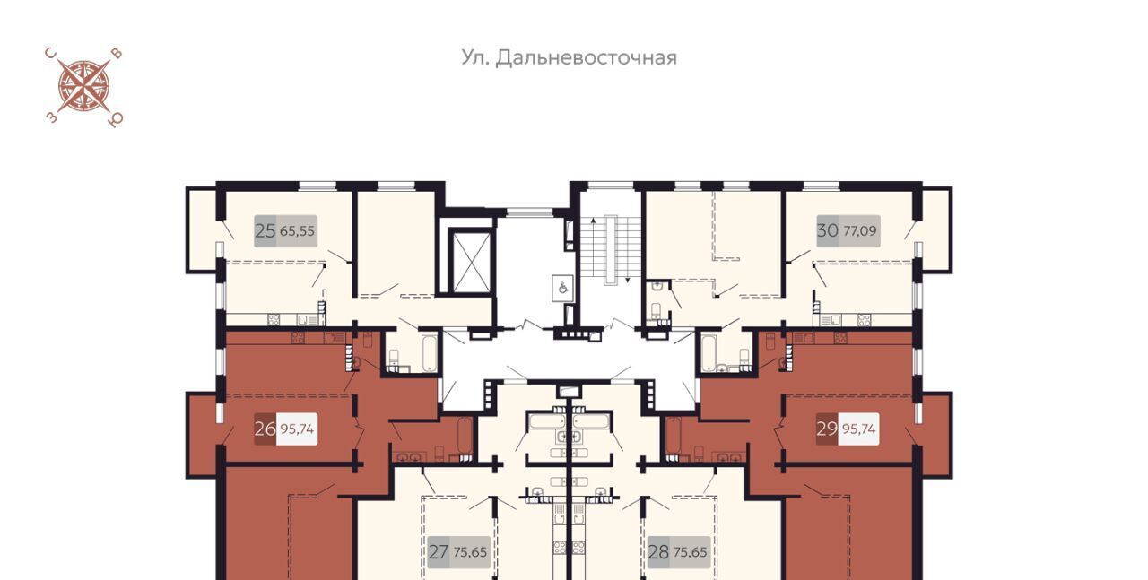 квартира г Иркутск р-н Октябрьский ЖК "Дом на набережной" наб. Верхняя фото 2
