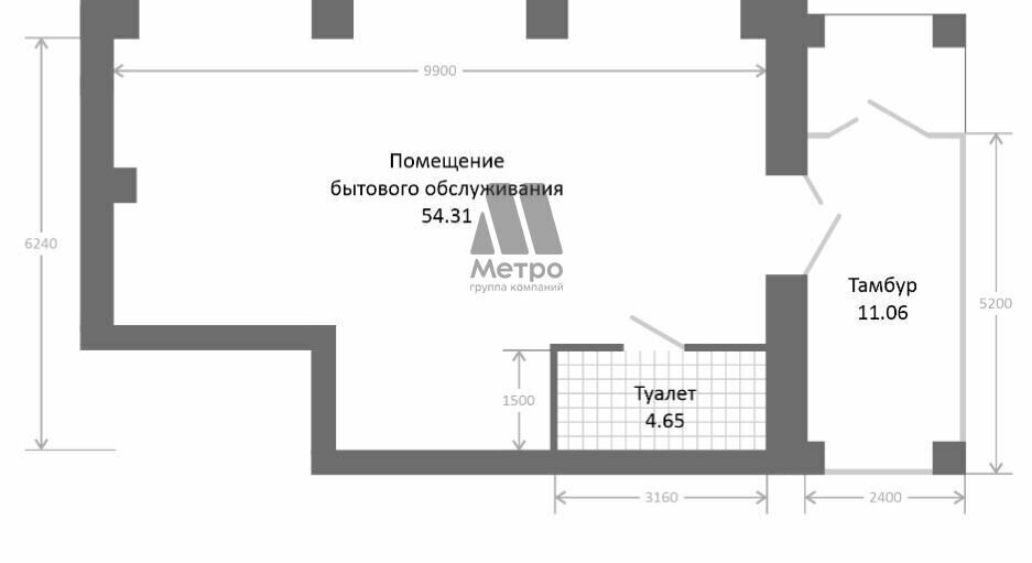 торговое помещение г Ярославль ул Клубная 33 фото 2