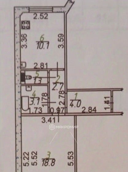 квартира г Орел р-н Заводской Новая Ботаника ул 5-й Орловской стрелковой дивизии 18 фото 2