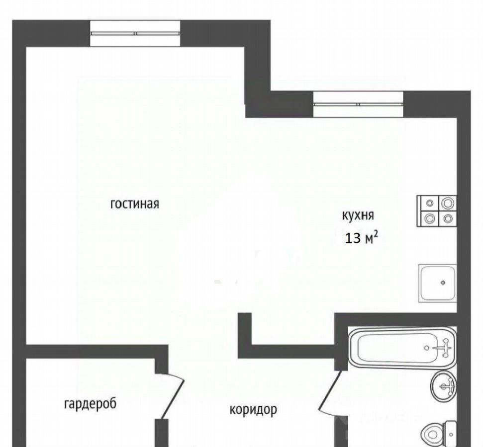 квартира г Клин р-н мкр Майданово 4к 1 фото 20