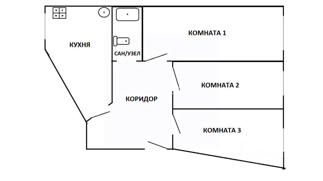 квартира г Павловский Посад ул Кирова 81 фото 33