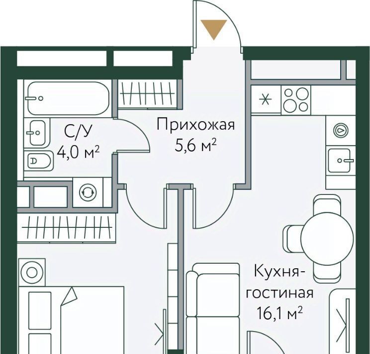 квартира г Волгоград р-н Советский ул Новосибирская 74с/1 фото 1