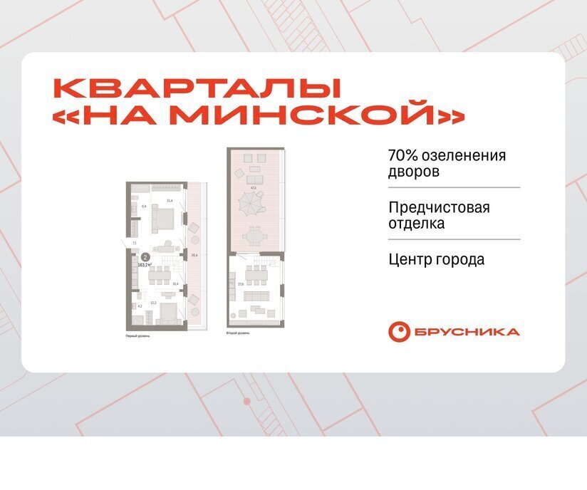 квартира г Тюмень жилой комплекс На Минской фото 1