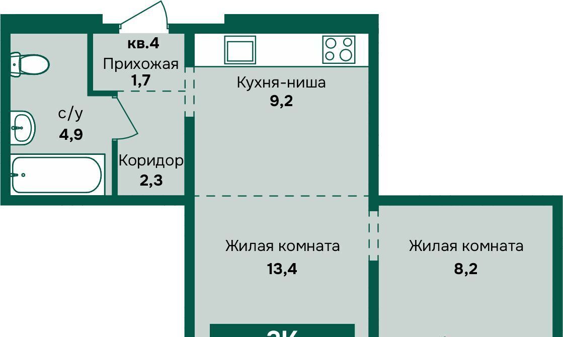 квартира г Барнаул р-н Индустриальный Камчатка жилой комплекс фото 1
