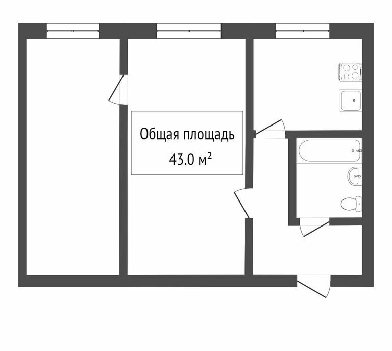 квартира г Северск пр-кт Коммунистический 64 фото 1