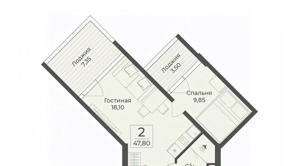 квартира г Саки Апартаментов Тамерун комплекс фото 1