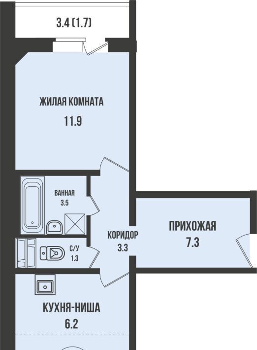 квартира г Новосибирск Заельцовская Династия жилой комплекс фото 1