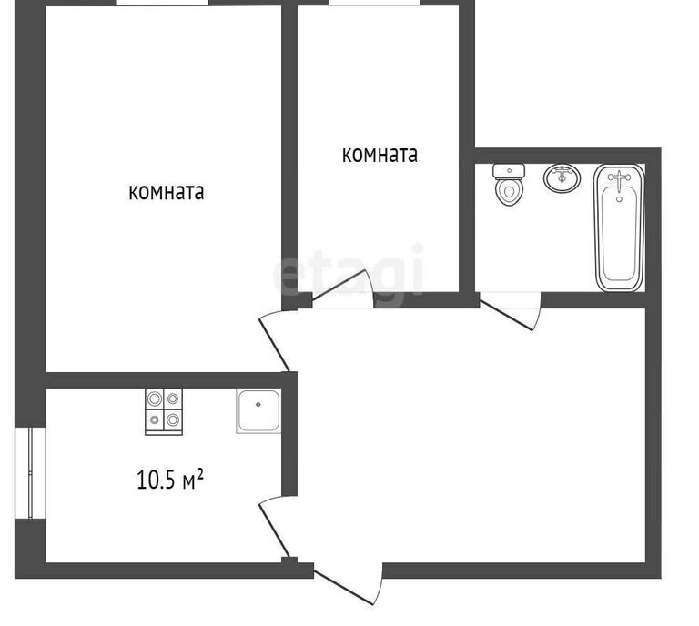 квартира г Петропавловск-Камчатский проезд Космический 5б фото 1