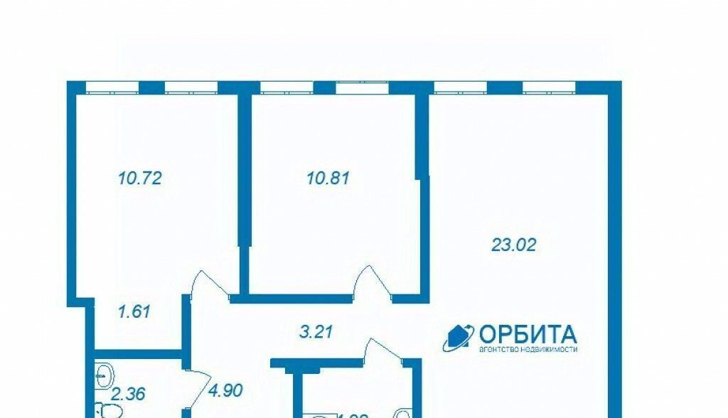 квартира г Тюмень р-н Калининский ул Новоселов 105 фото 45