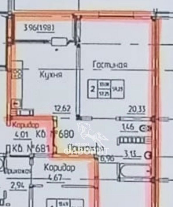 квартира г Оренбург р-н Дзержинский ул. Фронтовиков, 10/4 фото 9